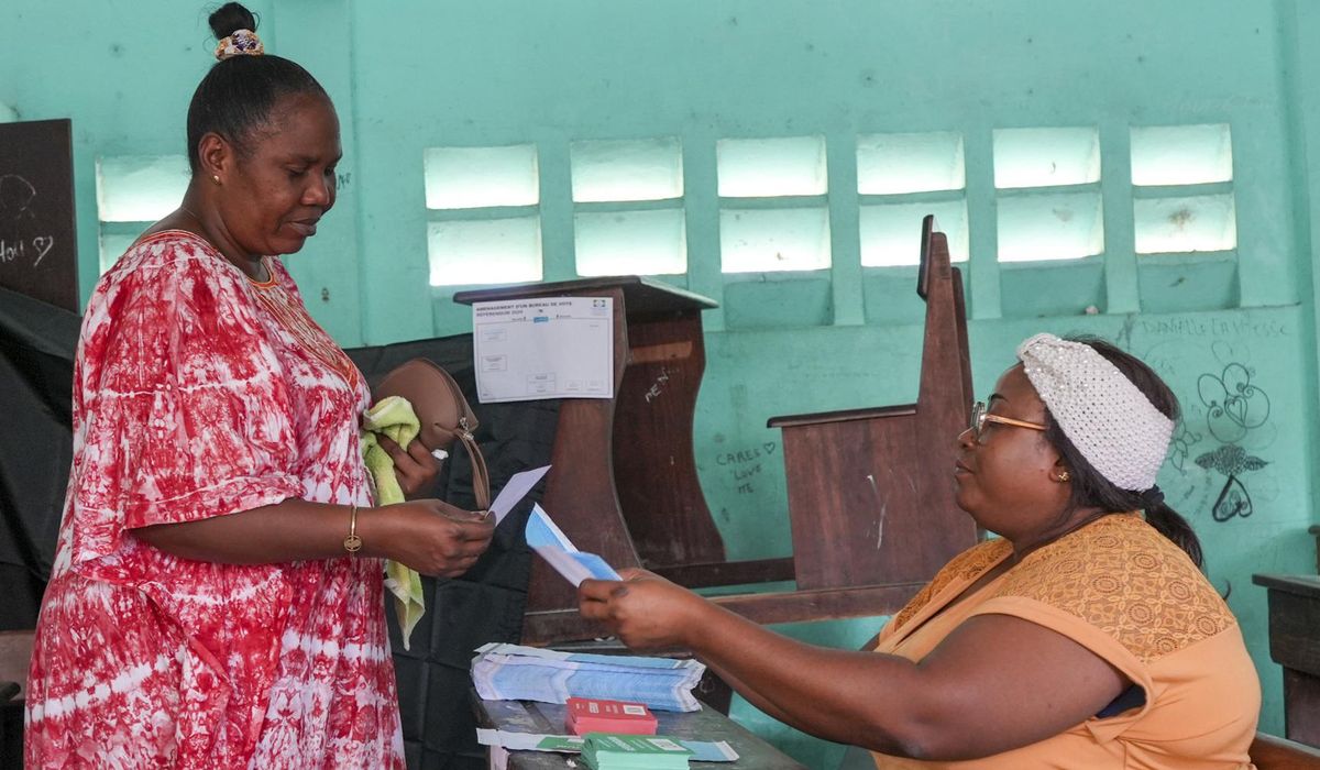 NextImg:Gabon votes yes on new constitution a year after the military seized power