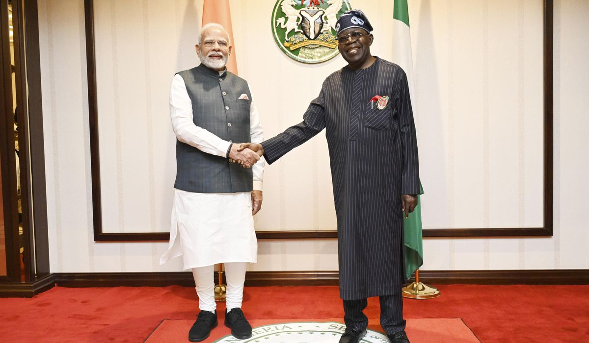 NextImg:Indian and Nigerian leaders pledge stronger security ties and support for Global South