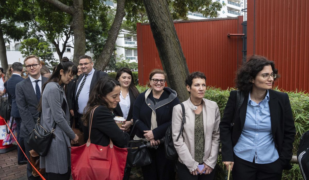NextImg:Foreign governments criticize Hong Kong’s sentencing of 45 activists. Beijing defends it