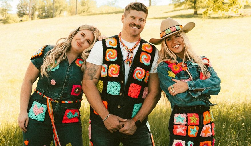 Madison Cain Johnson, left, Logan Cain and Taylor Cain Matz of the Christian musical group CAIN have a new children's book based of their best-selling song "I'm So Blessed." Photo courtesy of CAIN. Photo credit: Maddox Fowler.