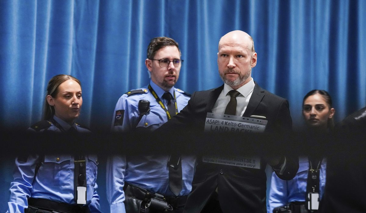 NextImg:Norwegian mass killer Anders Behring Breivik seeks parole for a second time