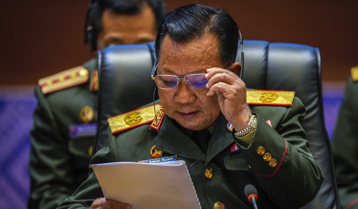 NextImg:U.S. defense chief regrets China’s decision not to meet during Southeast Asian security talks