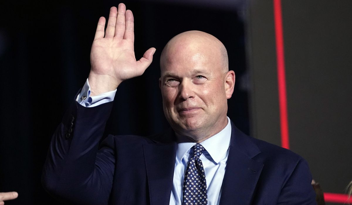 NextImg:Trump chooses former acting Attorney General Matt Whitaker as NATO ambassador