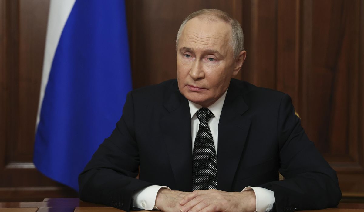 NextImg:U.K. top spy warns Putin won’t stop at Ukraine’s border if he wins the war