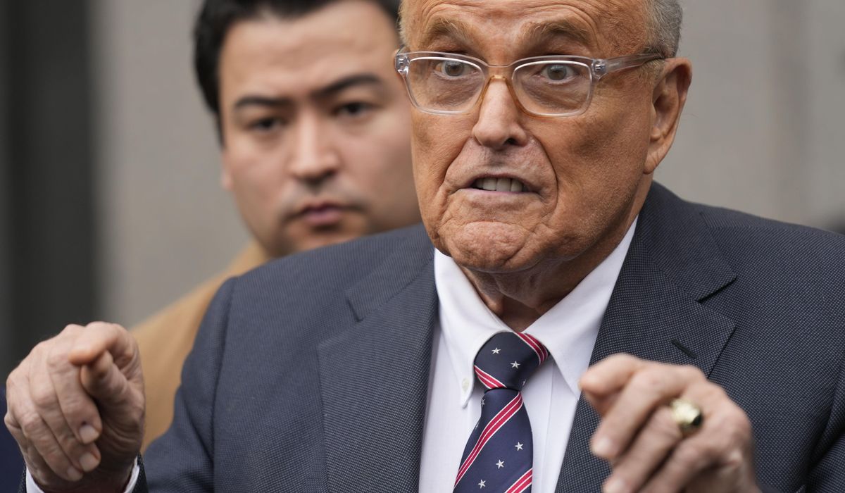 NextImg:Rudy Giuliani draws rebuke for a courtroom outburst accusing judge in assets case of being unfair