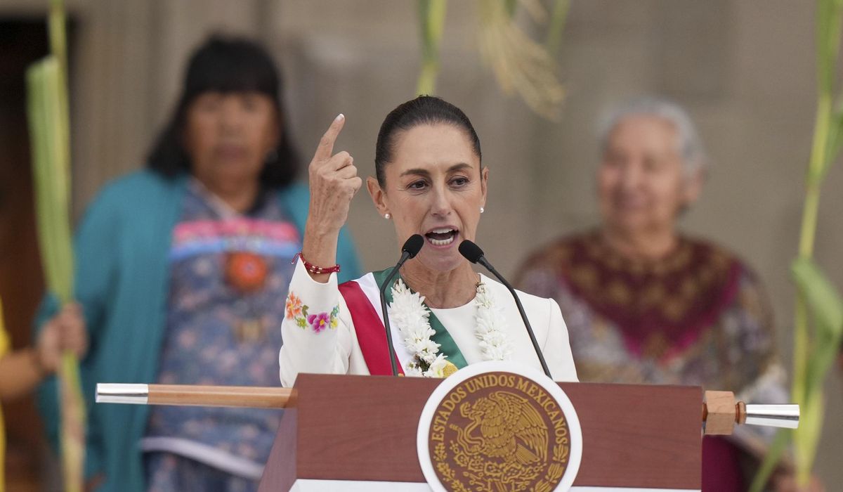 NextImg:Mexico suggests it would impose its own tariffs to retaliate against any Trump tariffs
