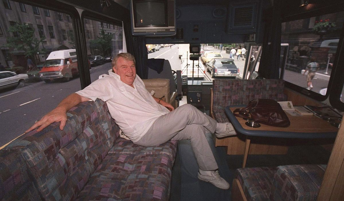 NextImg:NBC honors John Madden on Thanksgiving by taking the original Madden Cruiser on one last trip