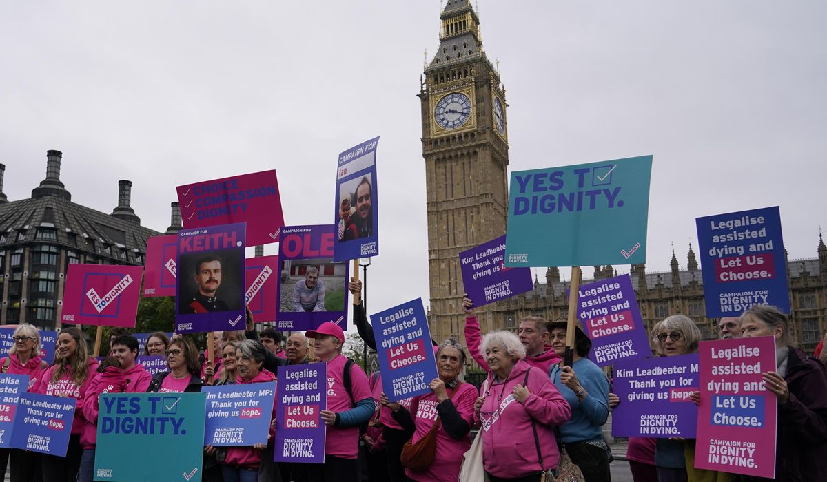 NextImg:Bill to legalize assisted dying in England and Wales faces heated parliamentary debate