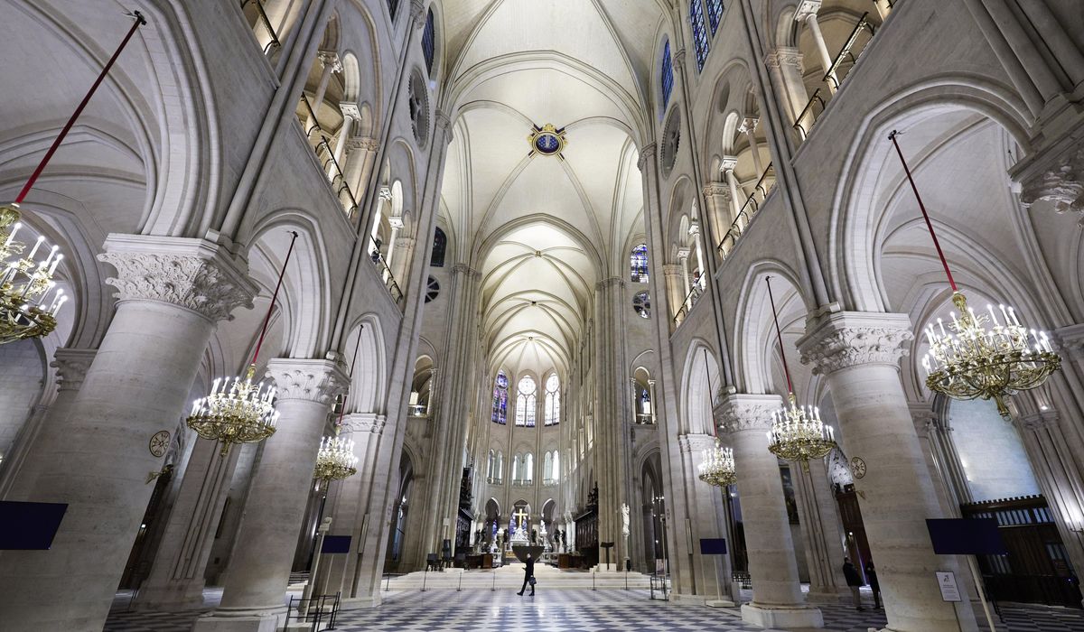 NextImg:Notre Dame Cathedral unveils its new interior 5 years after devastating fire