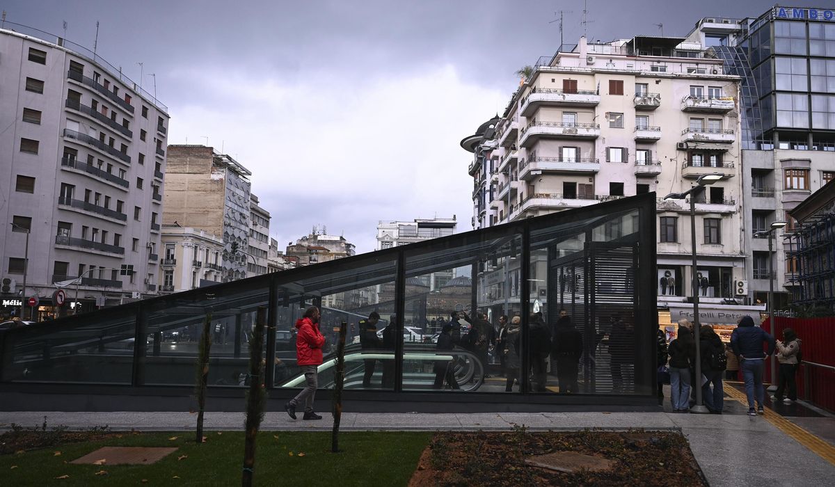 NextImg:Greek city of Thessaloniki gets new metro system with driverless trains after years of delays
