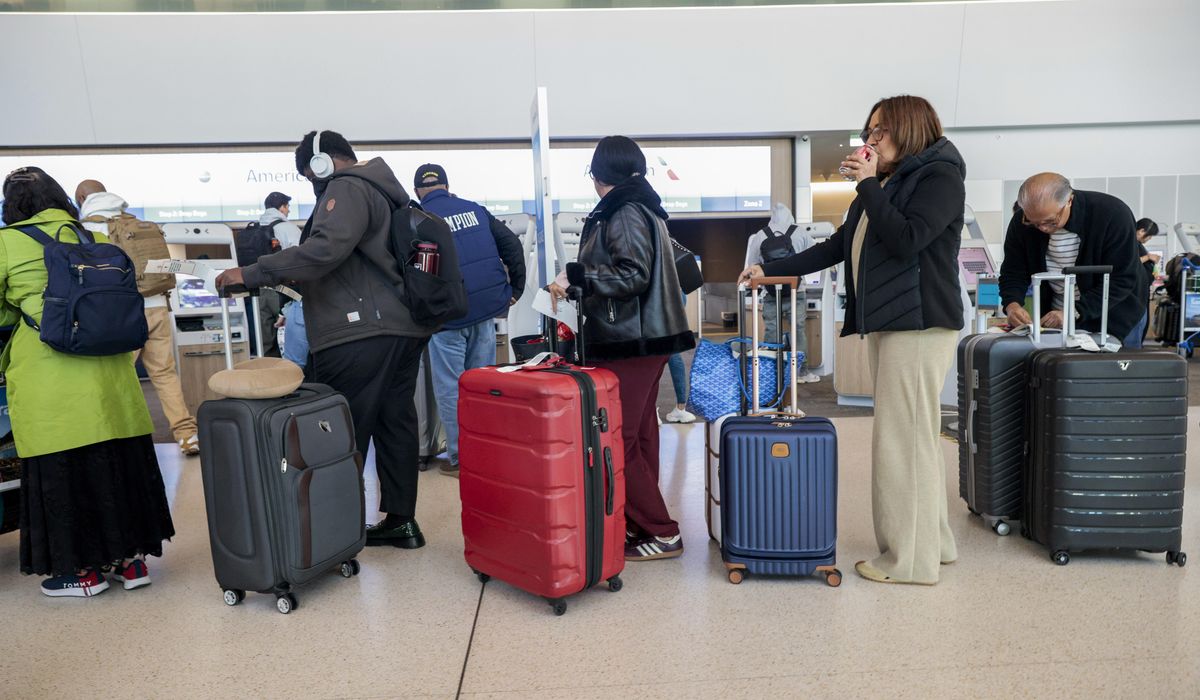 NextImg:More than 3 million travelers screened at U.S. airports in a single day. That’s a record