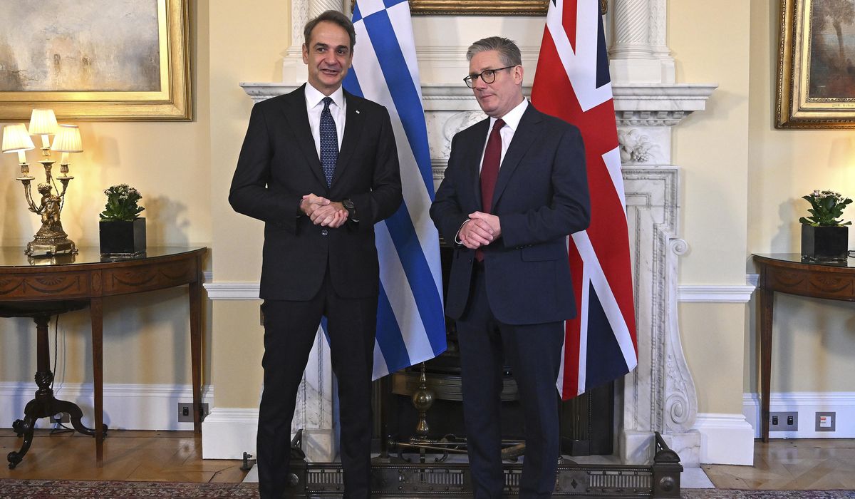 NextImg:U.K.’s Starmer welcomes Greek leader for talks but says Parthenon Marbles are not on the agenda