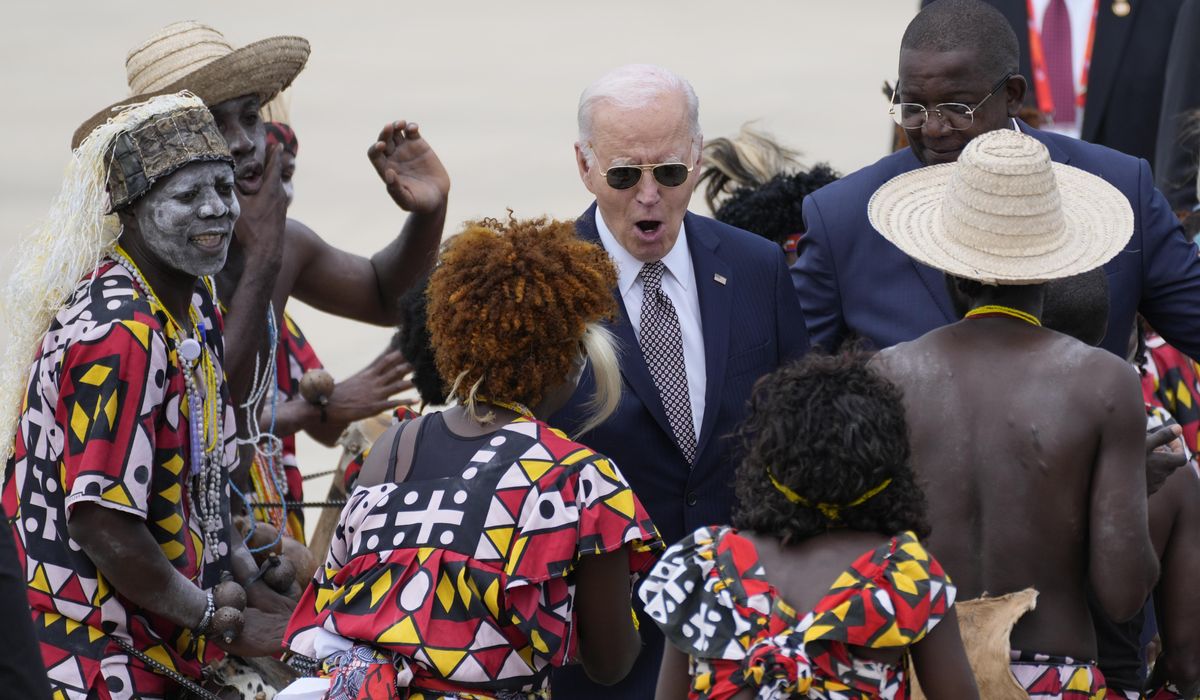 NextImg:‘Amtrak Joe’ Biden uses his visit to Angola to promote a major U.S.-backed rail project in Africa