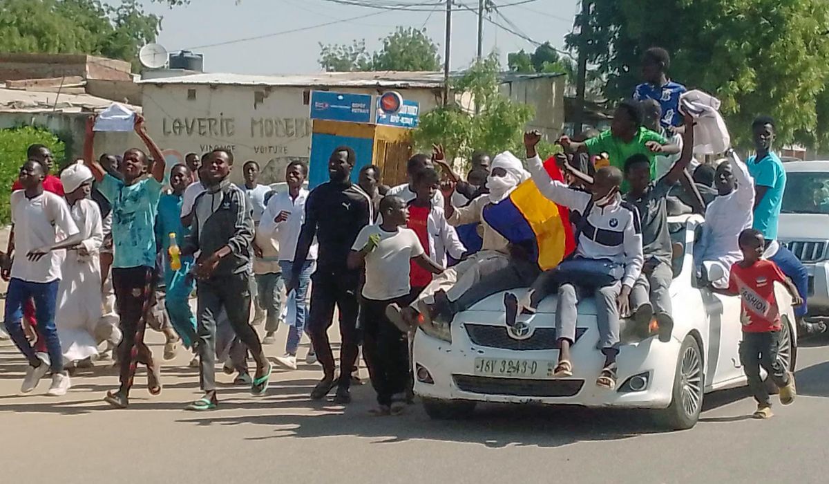 NextImg:Hundreds of people in Chad protest against the French military presence in the country