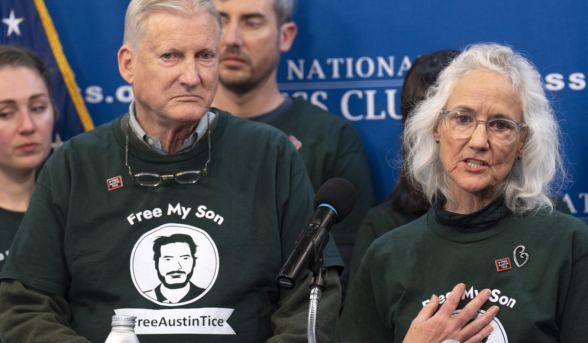 NextImg:Biden says the U.S. believes journalist Austin Tice is alive after disappearing in Syria in 2012