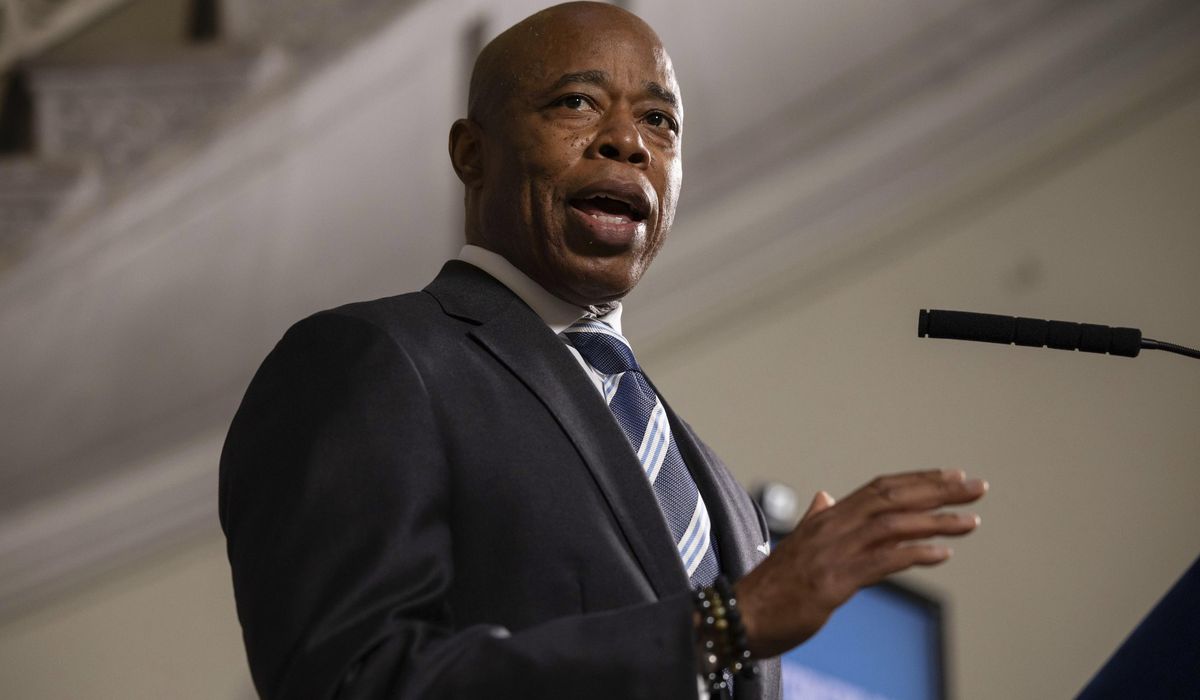 NextImg:NYC Mayor Eric Adams warms to Trump, won’t rule out becoming a Republican