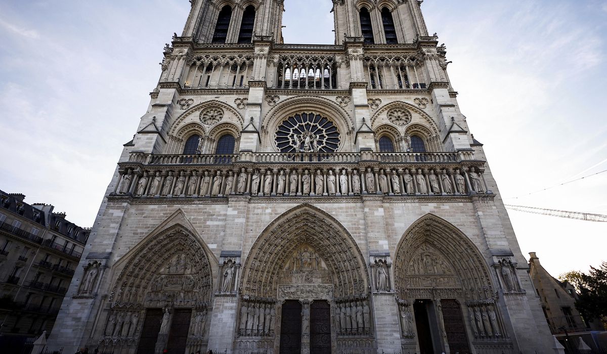 NextImg:Notre Dame reopens its doors to Macron and other world leaders in a rare symbol of unity
