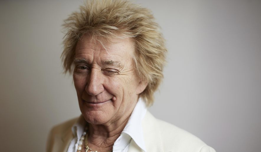 Rod Stewart poses for a portrait on Tuesday, Feb. 7, 2024, in New York. (Photo by Matt Licari/Invision/AP) ** FILE **