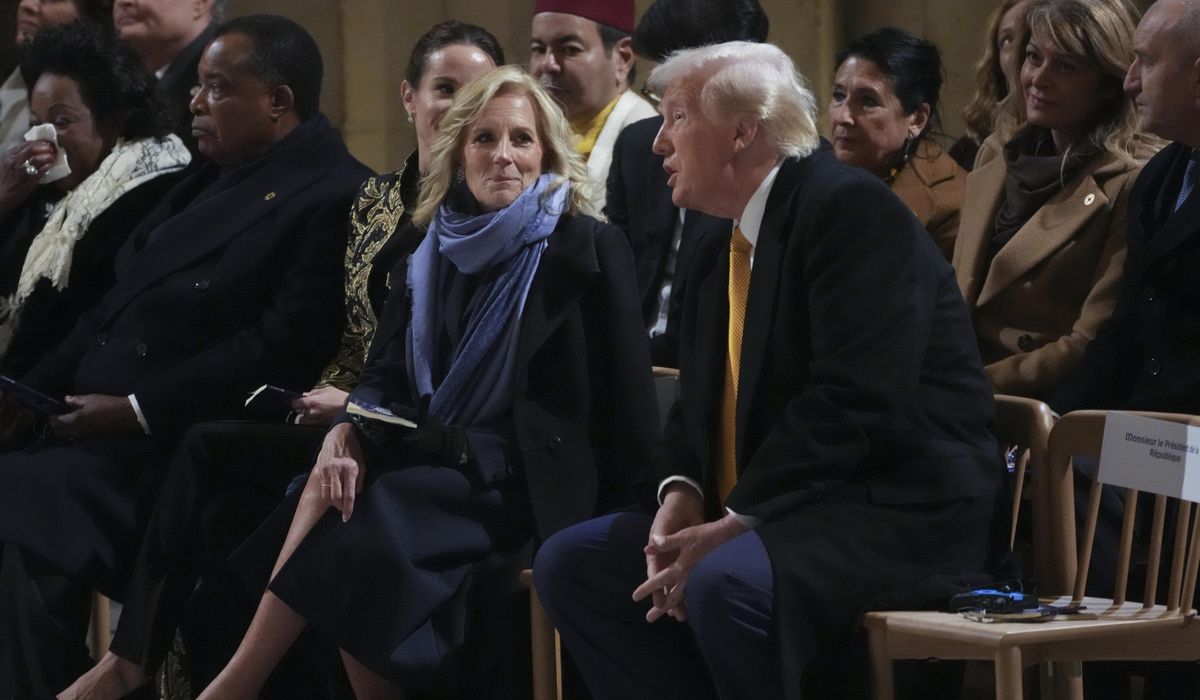 NextImg:Trump turns photo of smiling first lady Jill Biden into a perfume sales pitch