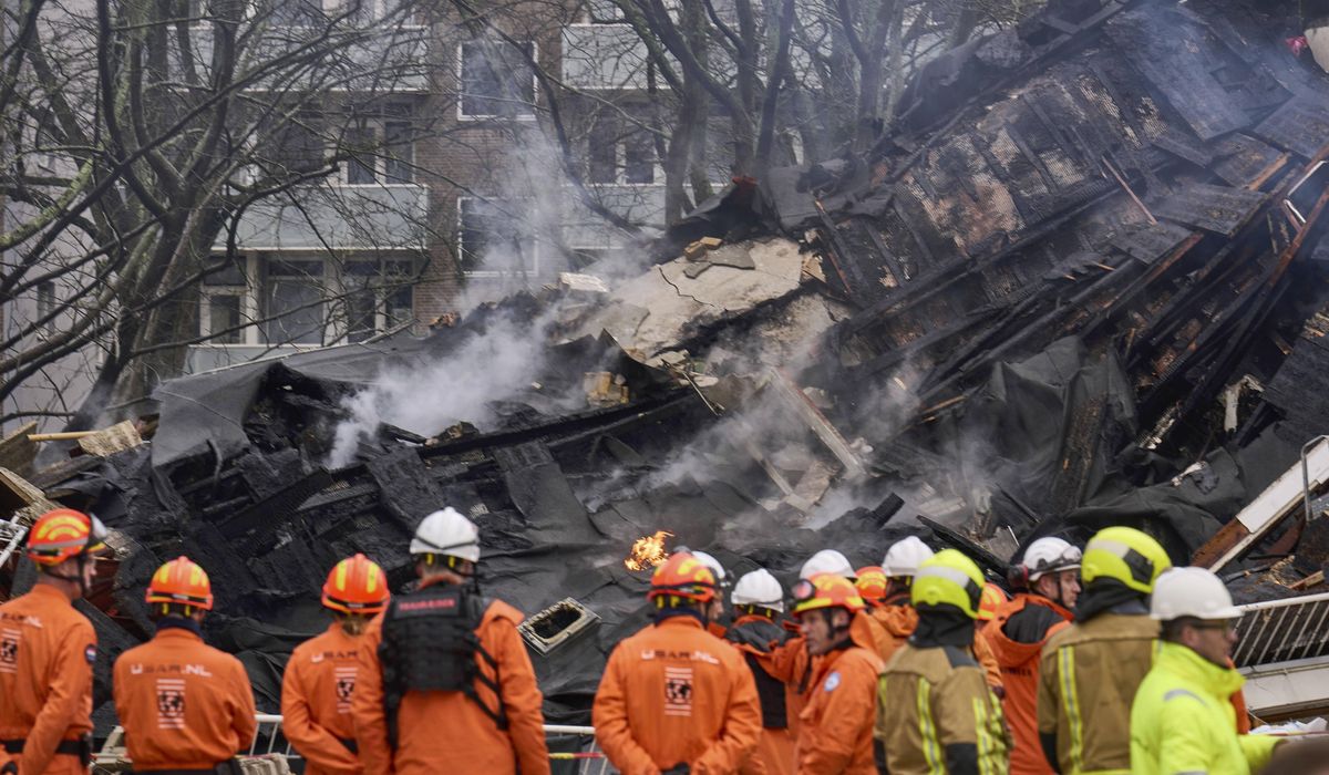 NextImg:Dutch police arrest 3 with possible links to huge apartment explosion that killed 6 in The Hague