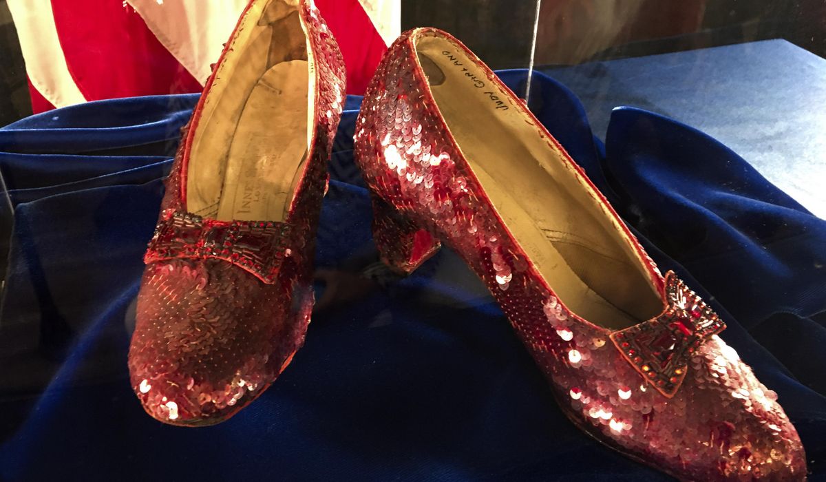 NextImg:Ruby slippers worn by Judy Garland in ‘The Wizard of Oz’ to be auctioned nearly 20 years after theft