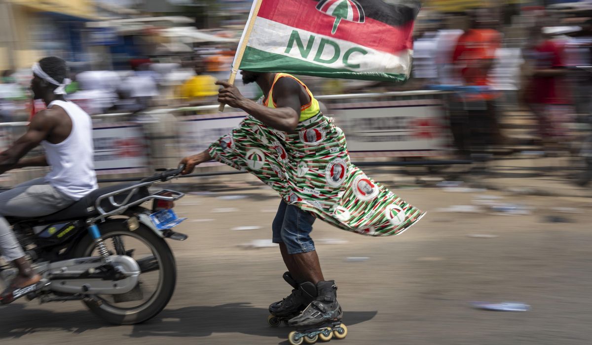 NextImg:Ghana’s ex-leader is declared the winner of the presidential election