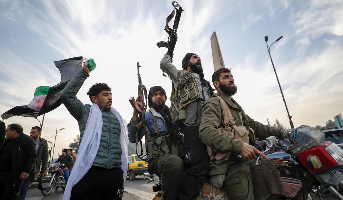 NextImg:Jubilation and gunfire as Syrians celebrate the end of the Assad family’s half-century rule