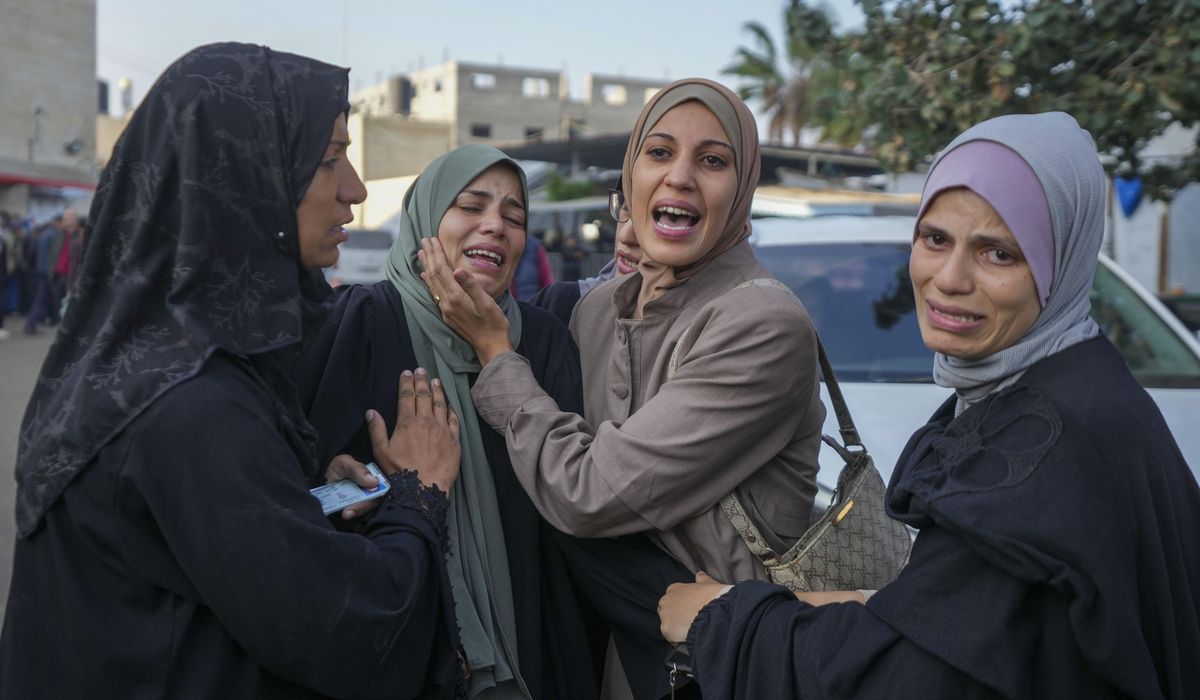 NextImg:Gaza health officials say latest Israeli airstrikes kill at least 14 including children
