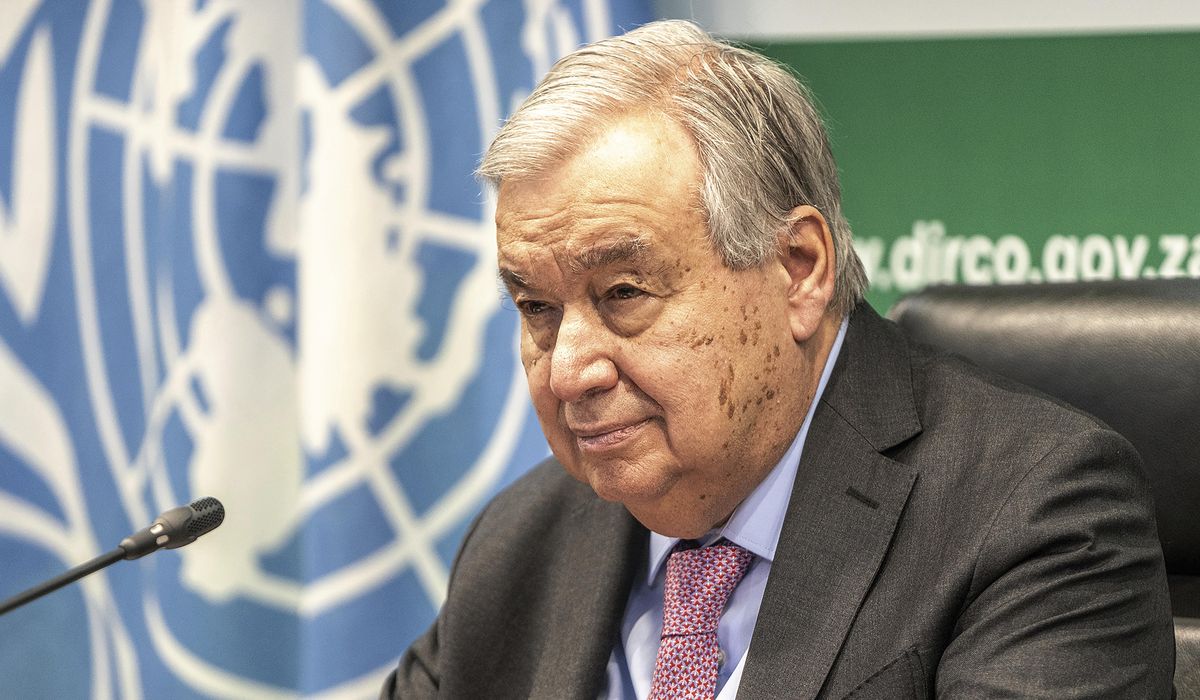 NextImg:U.N. chief says Israel should leave positions it has occupied inside Syrian border