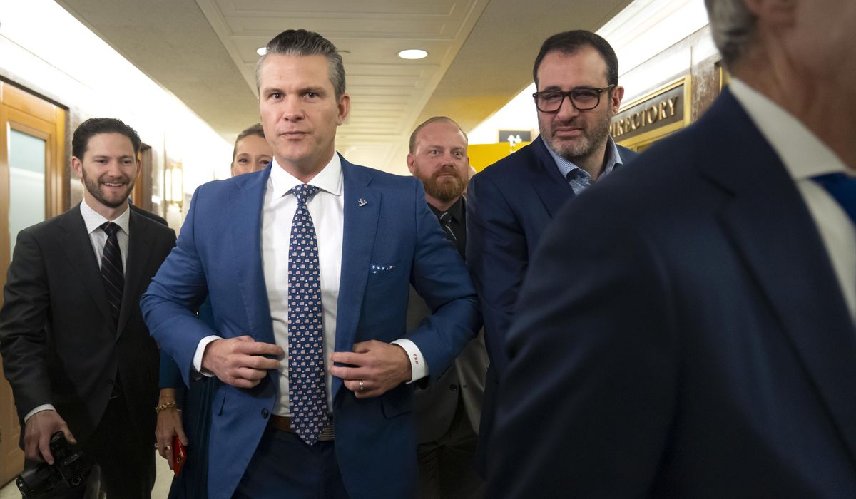 NextImg:Tide turns for Pete Hegseth with light praise from holdouts on way to confirmation hearing