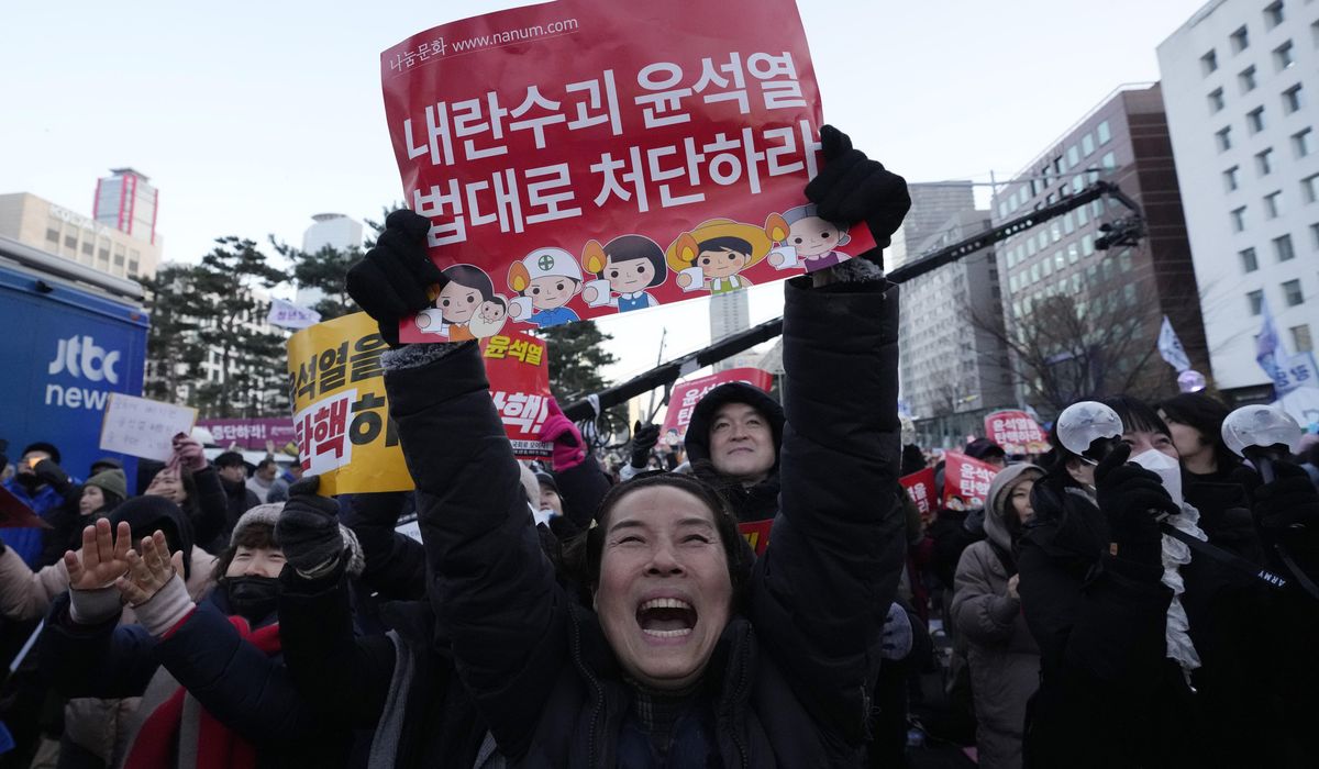 NextImg:South Korea’s parliament votes to impeach President Yoon Suk Yeol over his martial law order