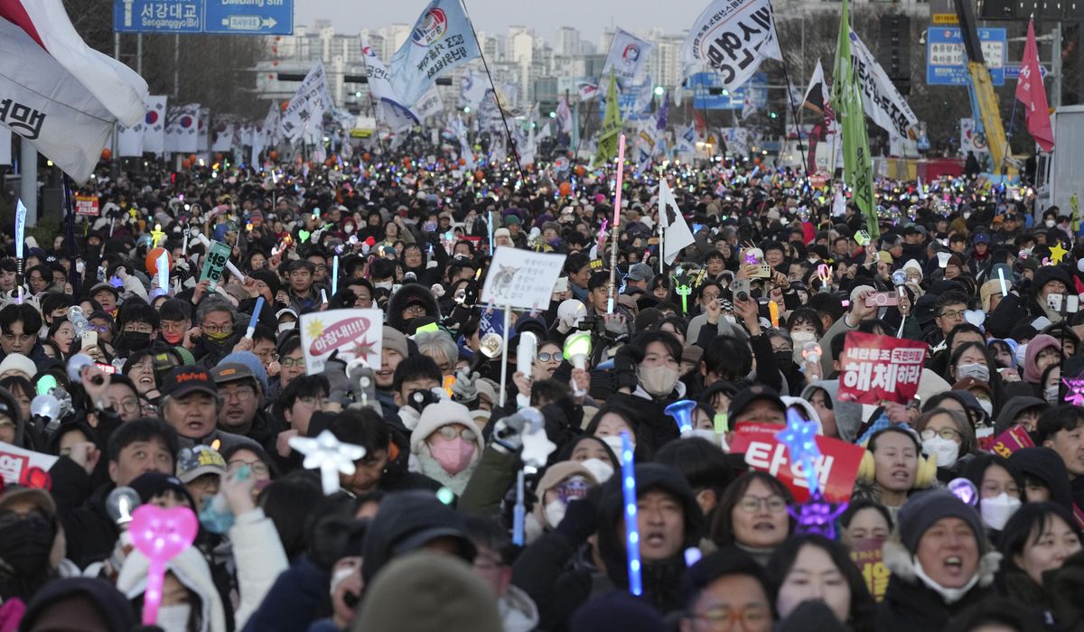 NextImg:South Korean lawmakers impeach President Yoon over failed martial law bid