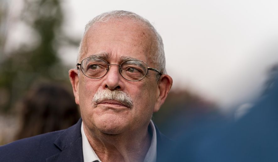 Rep. Gerry Connolly, D-Va., listens at an event, Oct. 22, 2020, in Fairfax, Va. (AP Photo/Jacquelyn Martin, File)