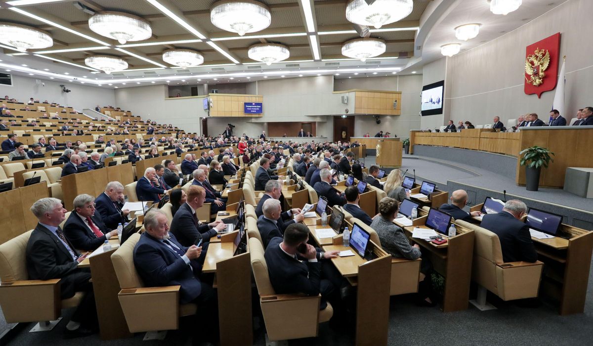 NextImg:Russian lawmakers approve a bill that could remove the terrorist designation for the Taliban