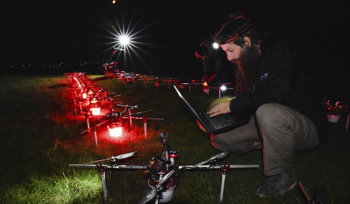 NextImg:Data on animal movements help Hungarian researchers create a swarm of autonomous drones
