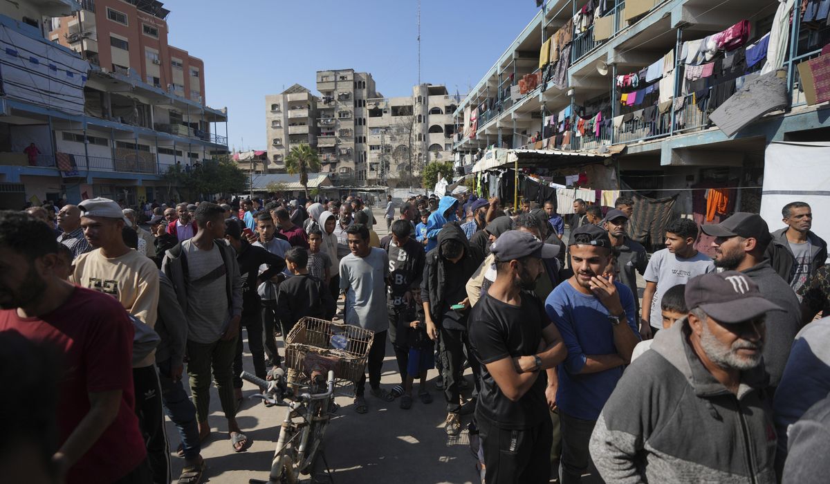 NextImg:Palestinian-Americans sue Biden over failure to evacuate relatives stuck in Gaza