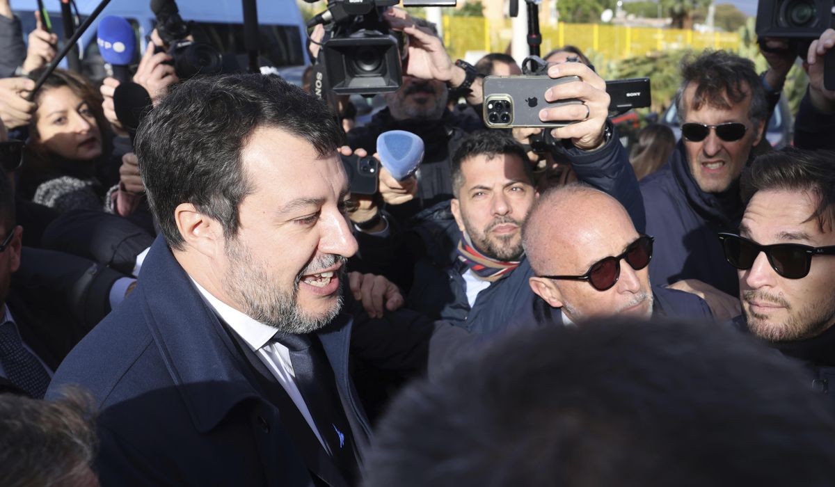 NextImg:Italian court clears Vice Premier Salvini of illegally detaining migrants on a rescue ship in 2019