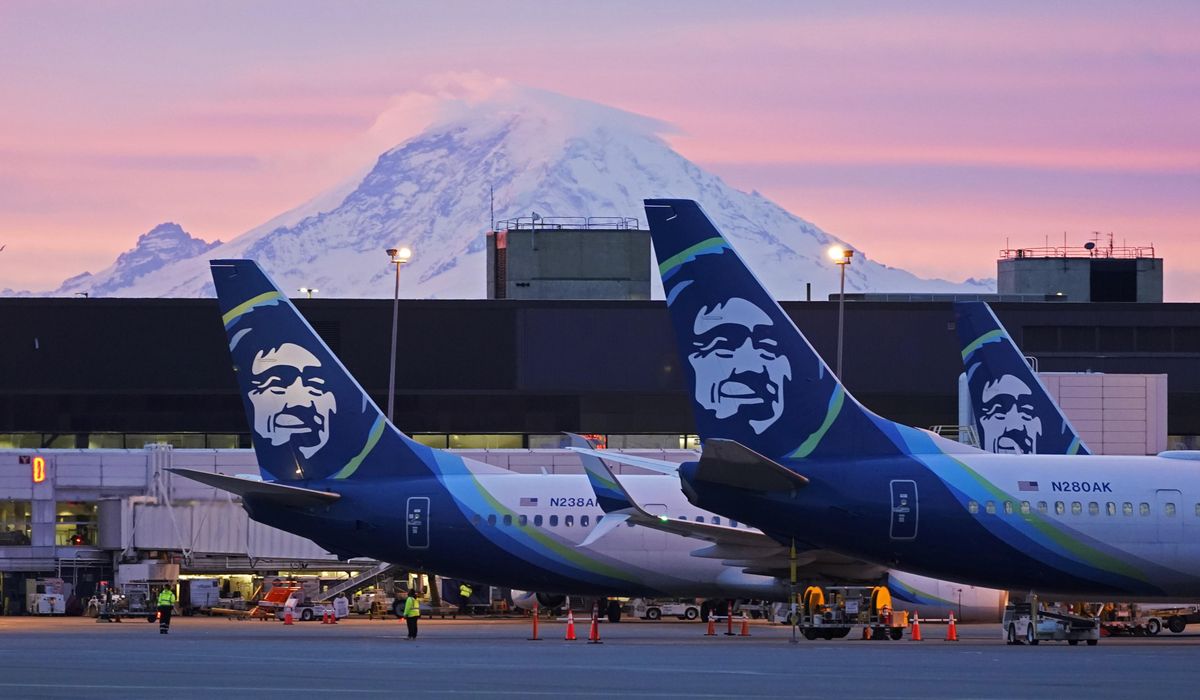 NextImg:Alaska Airlines jet hits eagle, forced to turn back to Anchorage