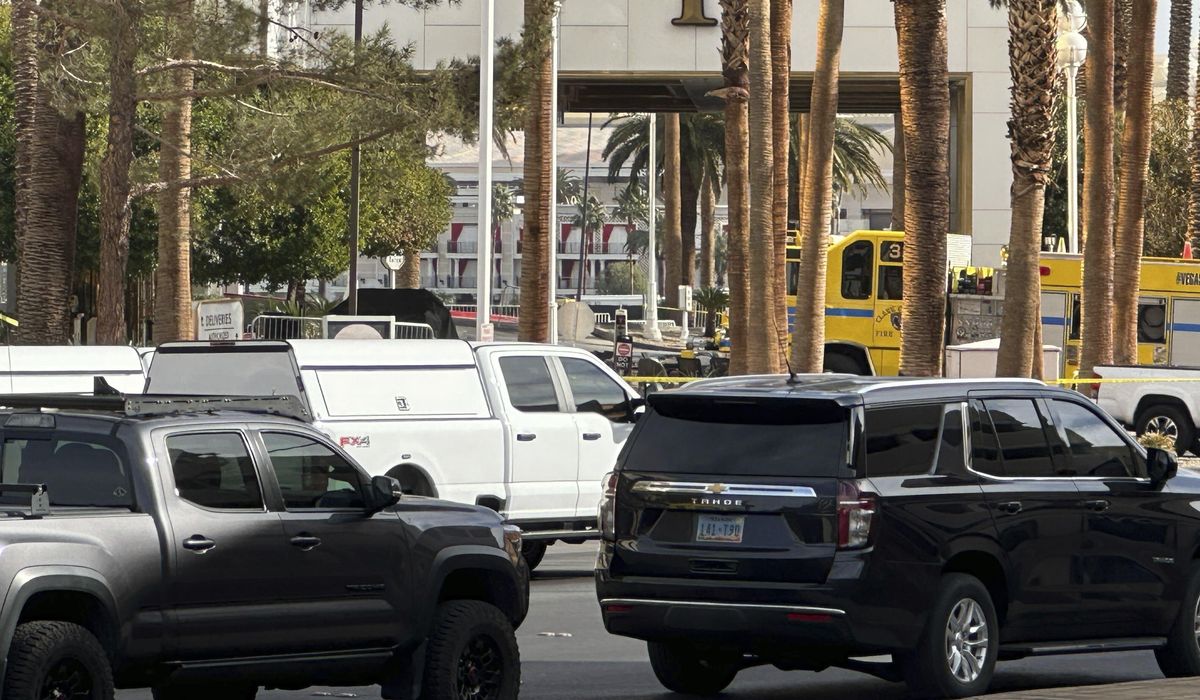 NextImg:Tesla Cybertruck explosion outside Trump International Hotel in Las Vegas kills 1, injures 7