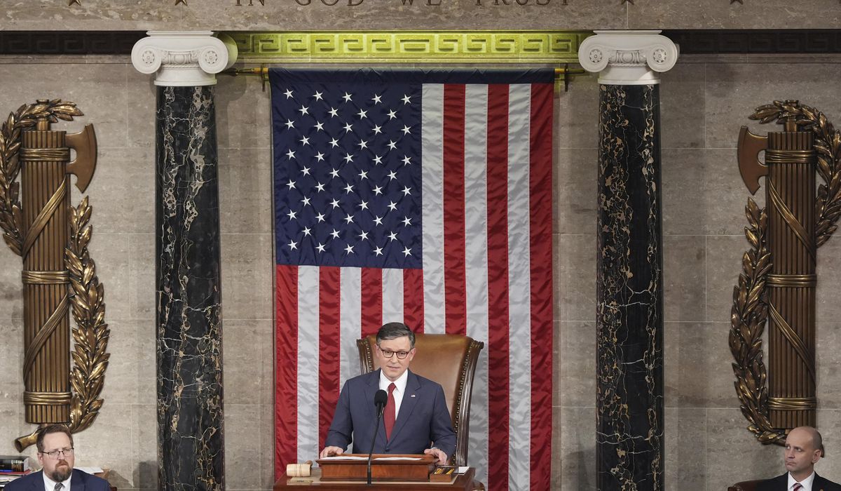 NextImg:Speaker Johnson gets rebellious GOP majority in line with tough fights ahead to pass Trump agenda
