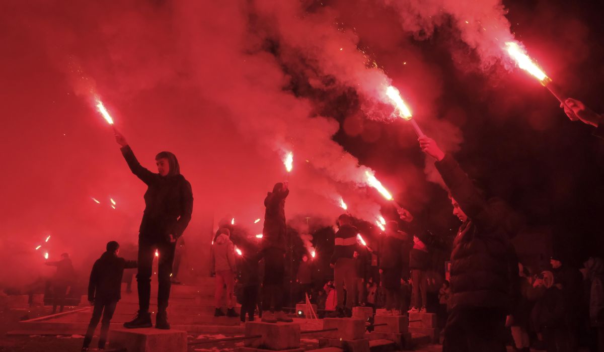 NextImg:Thousands protest in Montenegro to demand ouster of top security officials over mass shooting
