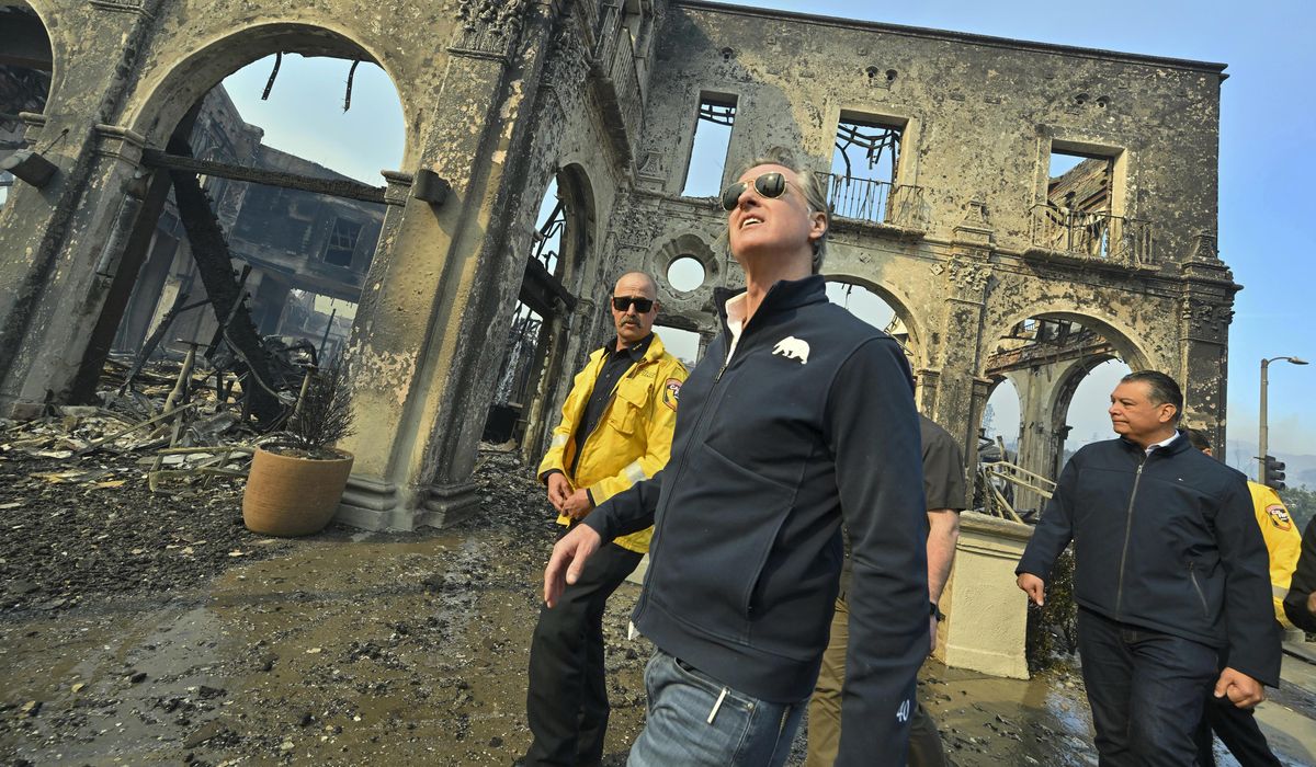 NextImg:Trump says California Gov. Gavin Newsom should resign for ‘incompetence’ on wildfires