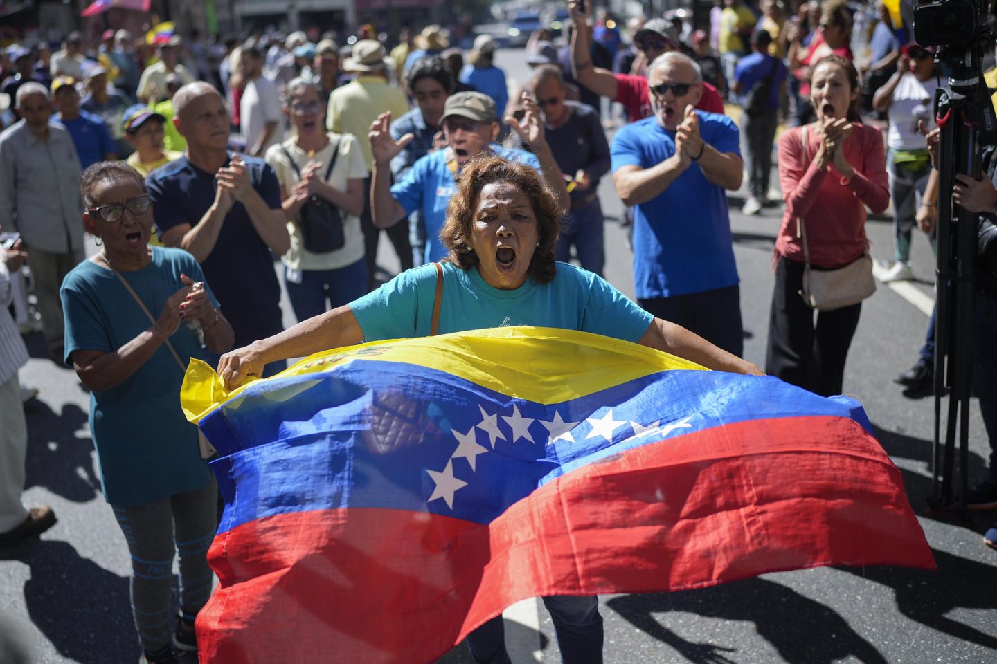 Venezuela's opposition calls for protests against a third term for President Maduro