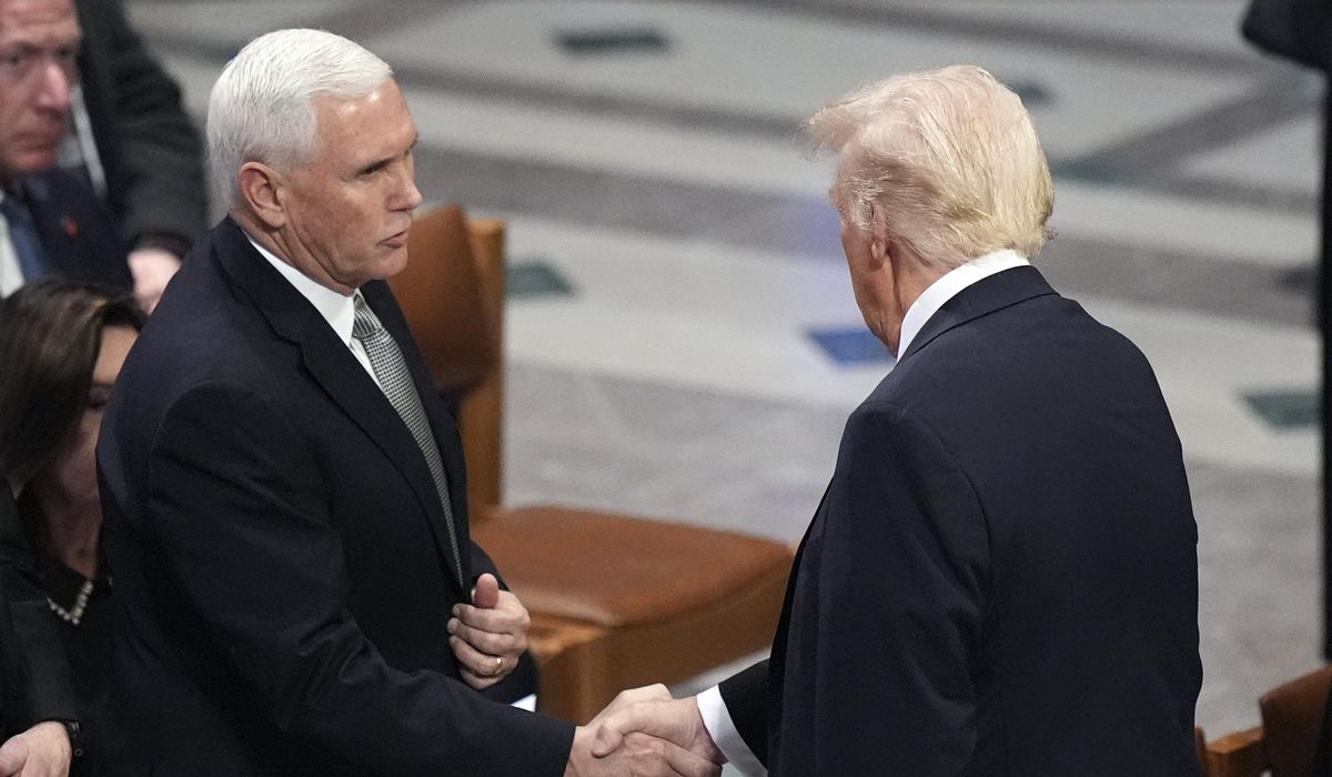 NextImg:Pence says he ‘welcomed’ interaction with Trump after 4-year pause