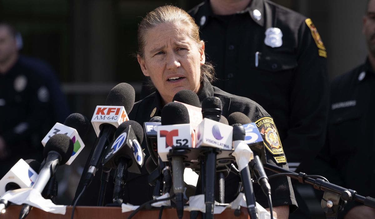 NextImg:LA’s fire chief is at the center of a public spat with City Hall as wildfires rage