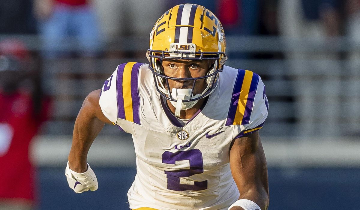 NextImg:LSU wide receiver Kyren Lacy charged with negligent homicide in alleged hit-and-run incident