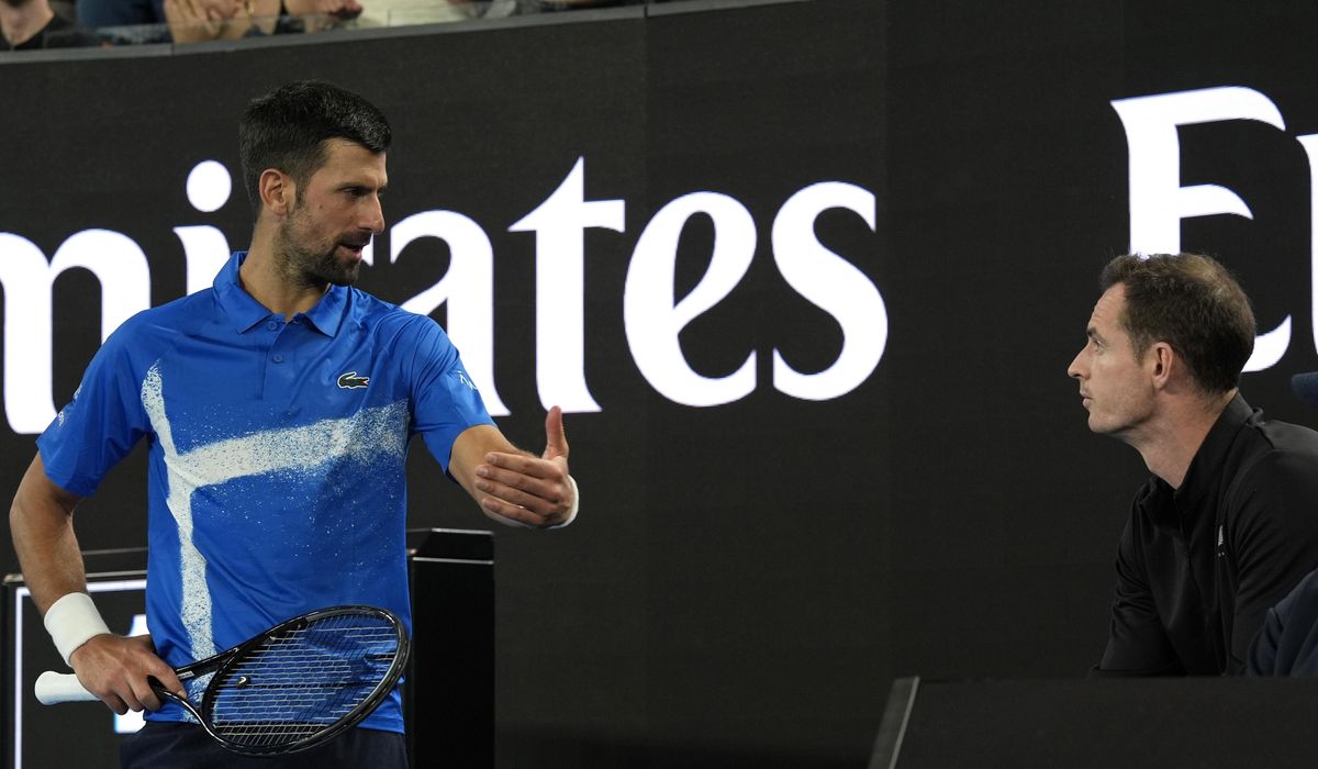 NextImg:Australian Open: Novak Djokovic and new coach Andy Murray get a win against U.S. teen in debut