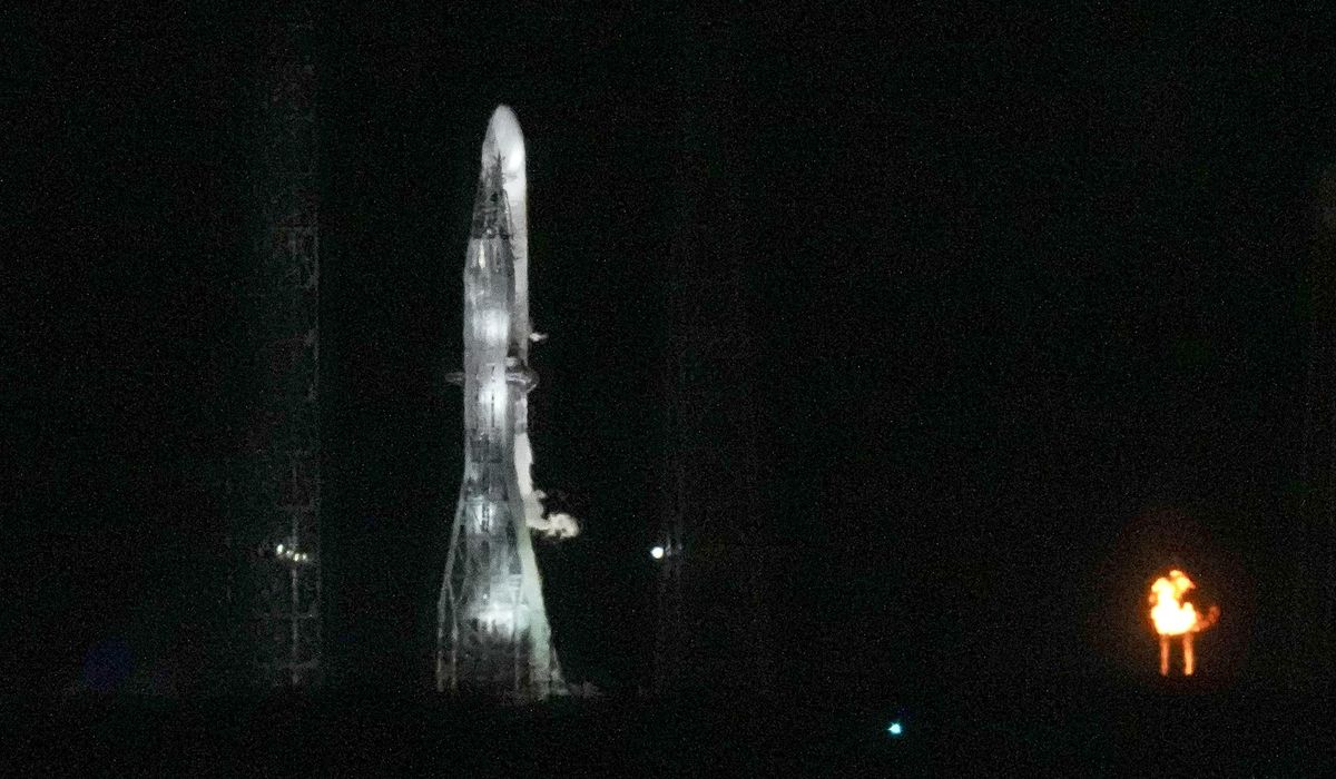 NextImg:Jeff Bezos’ space company tries again to launch massive new rocket after last-minute postponement