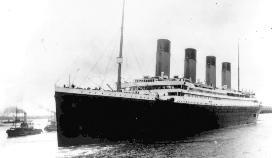 The Titanic leaves Southampton, England, on April 10, 1912, on her maiden voyage. (AP Photo, File)