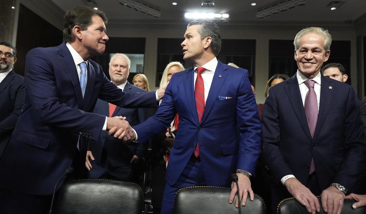 NextImg:Pete Hegseth still on track to lead Defense Department after confirmation hearing